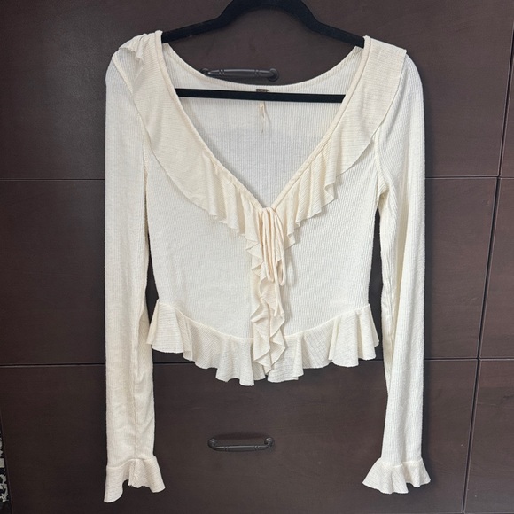 Free People Ophelia Ruffled Top - Picture 4 of 8